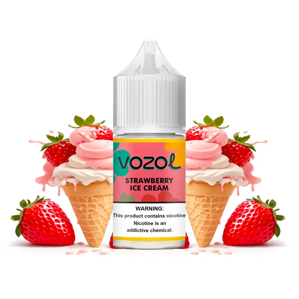 Vozol Bar Strawberry İce Cream 30 ML Salt Likit